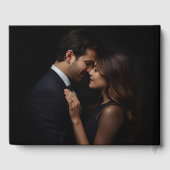 Moody Rustic Foil Guest Books Photo Guestbook ゲストブック (裏面)