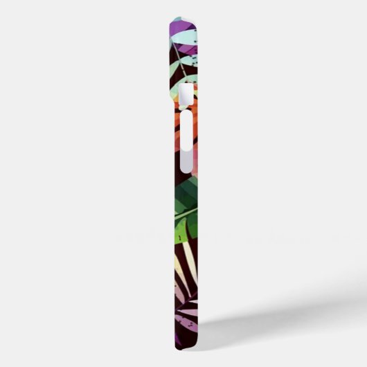 Moody Tropical Foliage Pattern Phone Case  Case-Mate iPhoneケース (裏面 / 左)