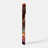 Moody Tropical Foliage Pattern Phone Case iPhone 15ケース (右側面)
