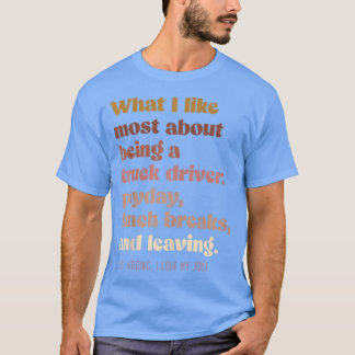 Moody truck driver - Boho vintage funny Tシャツ