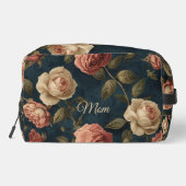 Moody Vintage Floral Dark Botanical Personalised ドップキット (裏面)