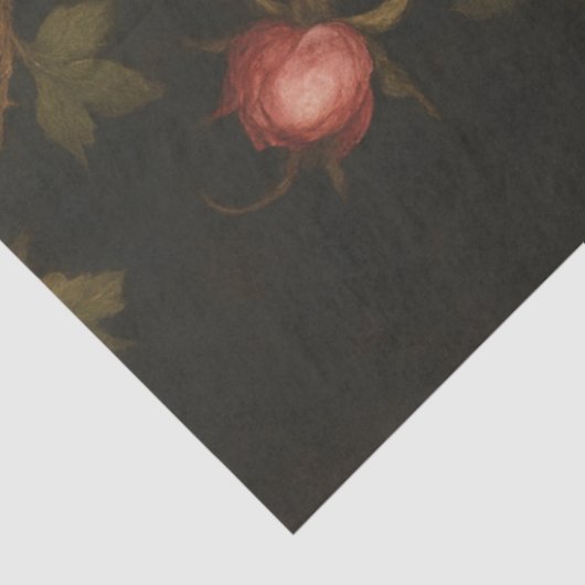  Moody Vintage Rose 薄葉紙 (詳細)