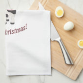 Mooeyのクリスマス! キッチンタオル (四つ折り)