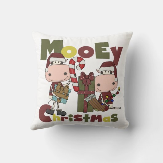 Mooeyのクリスマス クッション (裏面)