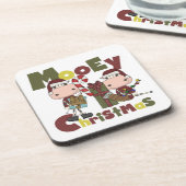 Mooeyのクリスマス コースター (左側)