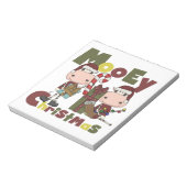 Mooeyのクリスマス ノートパッド (回転)