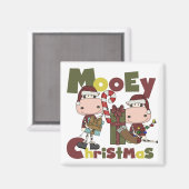 Mooeyのクリスマス マグネット (正面/裏面)