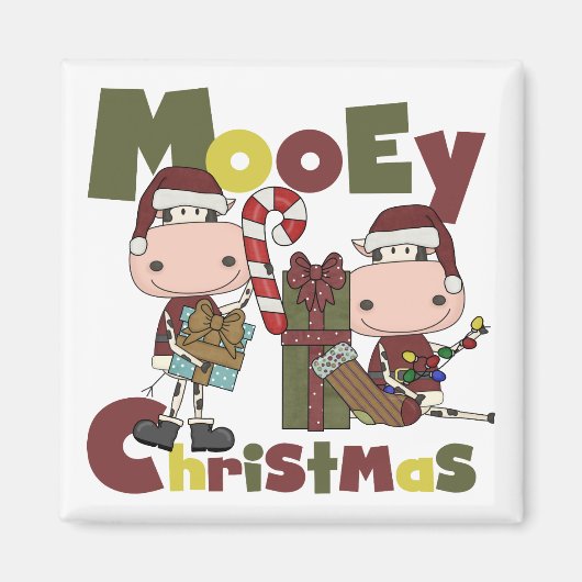 Mooeyのクリスマス マグネット (正面)