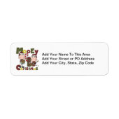 Mooeyのクリスマス ラベル (正面)