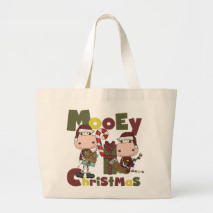 Mooeyのクリスマス ラージトートバッグ