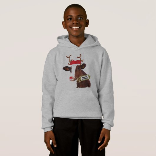 Mooeyのメリークリスマスのトナカイ牛 (正面フル)