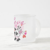 Mooey愛バレンタイン フロストグラスマグカップ (正面右)