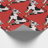 "Mooey"のクリスマスのギフト用包装紙 ラッピングペーパー (角)