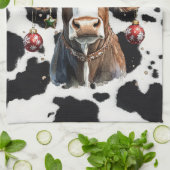 Mooey Christmas キッチンタオル (折り畳み)