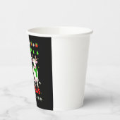 Mooey Christmas Cow Christmas Ugly Sweater Pajama  紙コップ (左)