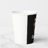 Mooey Christmas Santa Christmas Lights Cow Lovers  紙コップ (右)