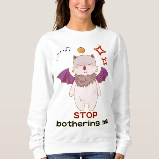 moogle from final fantasy スウェットシャツ (正面)