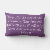 Moojiの引用文の枕 ランバークッション (裏面)