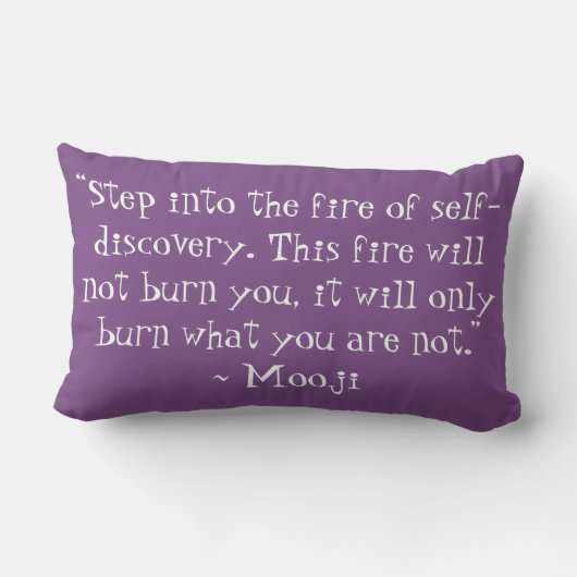 Moojiの引用文の枕 ランバークッション (裏面)