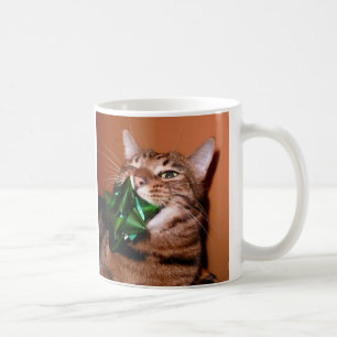 Mookiのlolcatのクリスマスのマグ コーヒーマグカップ