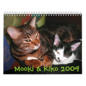 Mooki及びKiko 2009年 カレンダー (カバー)