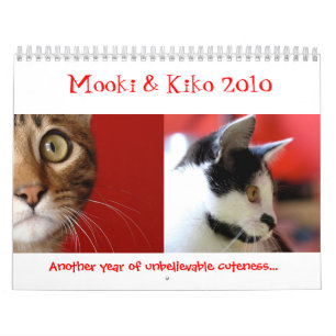 Mooki及びKiko 2010年 カレンダー
