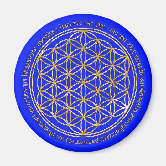 Moola Mantra / Blume Des Lebens | royal マグネット (正面)