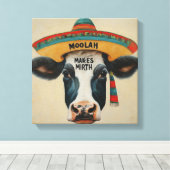 moolah make mirth Hispanic AStrested Canvas Print キャンバスプリント (インサイチュ (ウッドフロア))