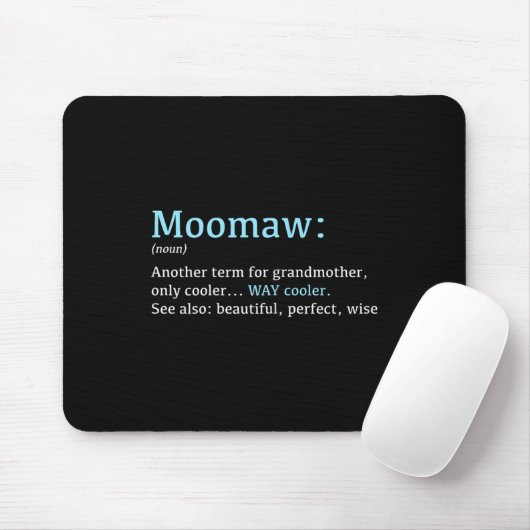 Moomaw_ Funny Definition Noun - Another Term  マウスパッド (マウス)