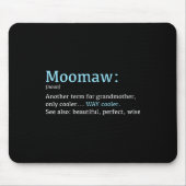 Moomaw_ Funny Definition Noun - Another Term  マウスパッド (正面)