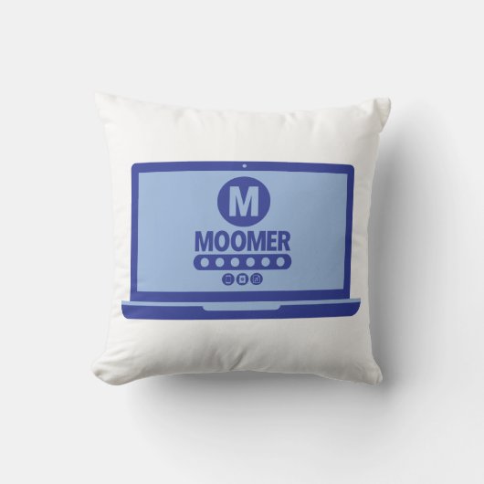 Moomer Log In Pillow クッション (正面)