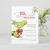 MooMoos, Margaritas & Mistletoe Christmas Party 招待状 (スタンド正面)