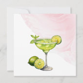 MooMoos & Margaritas Pink Bachelorette Invitation (裏面)