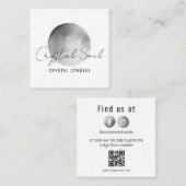 Moonをテーマにした名刺 スクエア名刺 (正面/裏面)