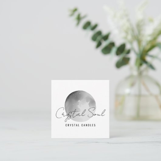 Moonをテーマにした名刺 スクエア名刺 (スタンド正面)