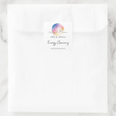 Moon製品ラベル スクエアシール (バッグ)