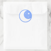 Moon – スタンプ ラウンドシール (バッグ)