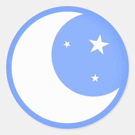 Moon – スタンプ ラウンドシール (正面)