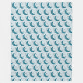 Moon フリースブランケット (正面)