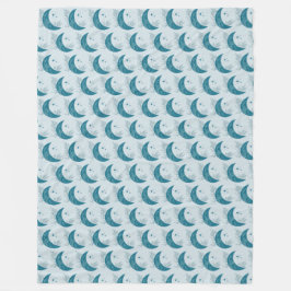 Moon フリースブランケット