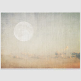 Moon 絵を描 Sky 20x30デコップバックグラウンド 薄葉紙