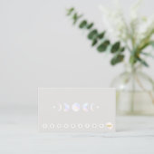 Moon 10 Punch顧客ロイヤリティアポイントメント 名刺 (スタンド正面)