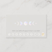 Moon 10 Punch顧客ロイヤリティアポイントメント 名刺 (正面)