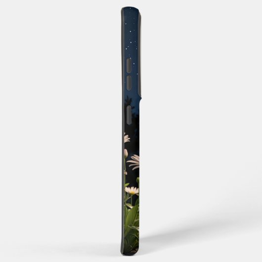 MOON AND FLOWER  SAMSUNG GALAXYケース (右側面)