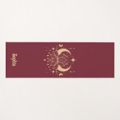 Moon and Lotus Flower Yoga  ヨガマット (正面(横))