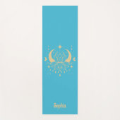 Moon and Lotus Flower Yoga  ヨガマット (正面)