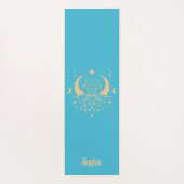 Moon and Lotus Flower Yoga  ヨガマット (裏面)