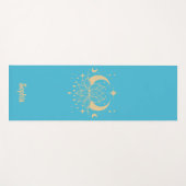 Moon and Lotus Flower Yoga  ヨガマット (正面(横))