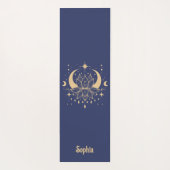 Moon and Lotus Flower Yoga  ヨガマット (裏面)