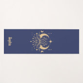 Moon and Lotus Flower Yoga  ヨガマット (正面(横))
